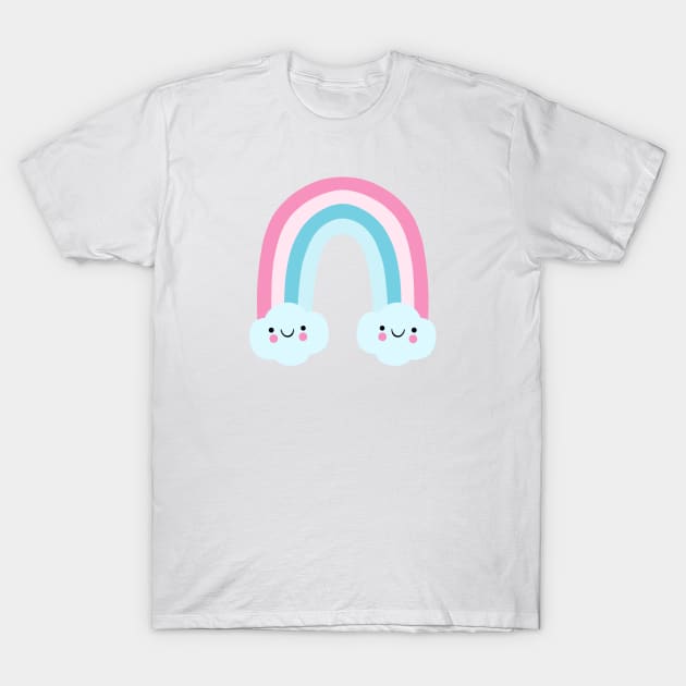 Happy Rainbow T-Shirt by Sam Pernoski